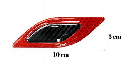 6x Reflexné nálepky na auto, ochranná fólia 3D Drivio24