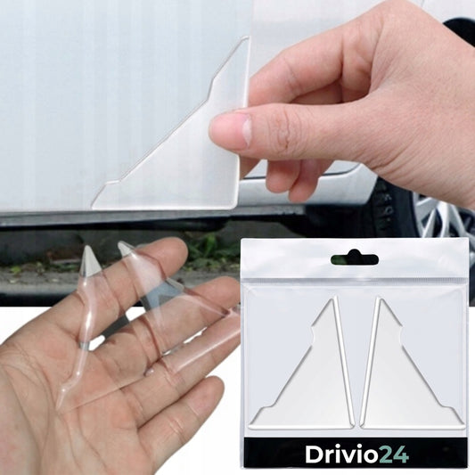 Průhledné silikonové chrániče dveří Drivio24 2 ks
