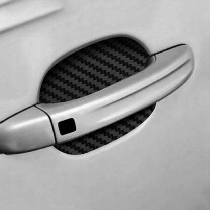 Ochranné nálepky carbon pod kliky dveří Drivio24 4 ks