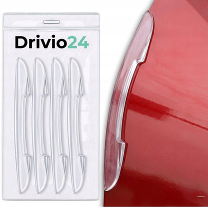 Ochranné dorazy dveří a zrcátek Drivio24 4 ks průhledné