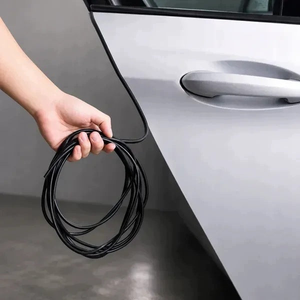 Čierna ochranná lišta na hrany dverí Drivio24 5 metrov