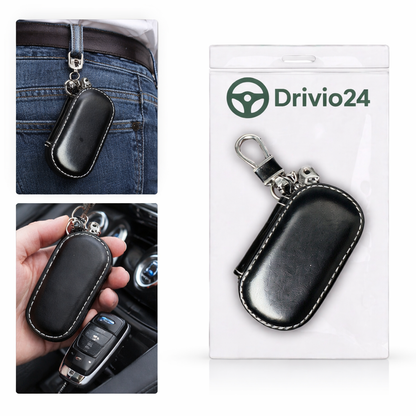 Puzdro na kľúče od auta Drivio24 z eko-kože 