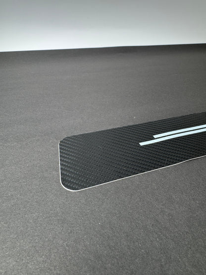 4x Nálepky, ochranné nálepky na prahy auta, fólia, sada 4 ks, karbon, Drivio24