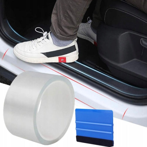 Ochranná páska, silná fólia na prahy dverí auta, bezfarebná, 3m, Drivio24