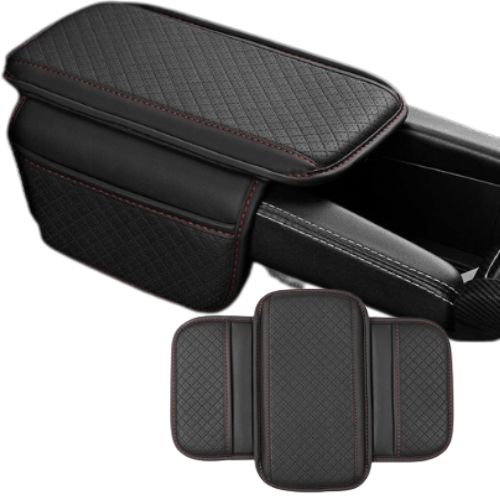 Ochranný obal na opierku rúk v aute z umelého semišu Drivio24