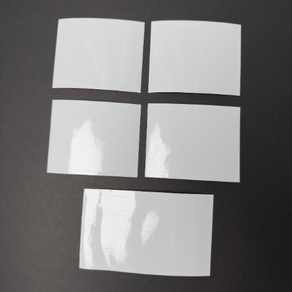 8x Ochranná fólia, nálepky pod dverné kľučky, bezfarebné, Drivio24