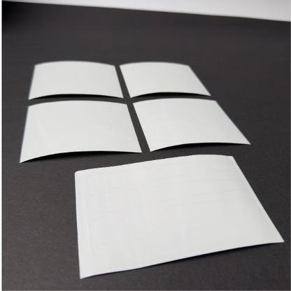 8x Ochranná fólia, nálepky pod dverné kľučky, bezfarebné, Drivio24