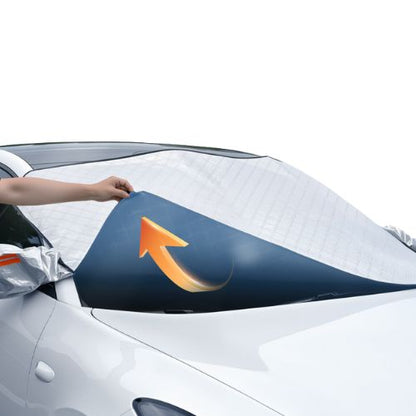 Drivio24 Kryt proti námraze Zimný kryt na okno auta s protimrazovou úpravou