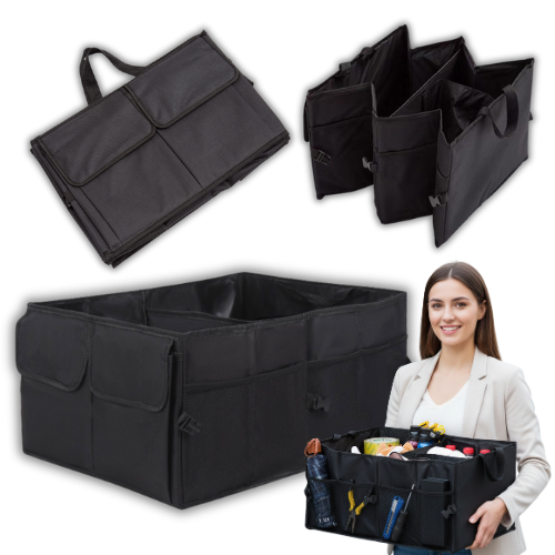 Organizér do kufra auta, taška do kufra auta so suchým zipsom, veľká Drivio24