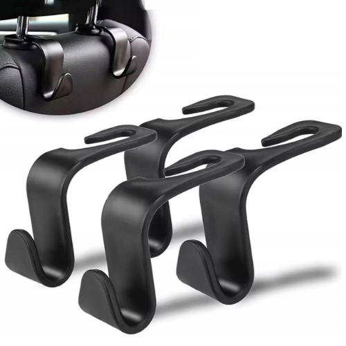 Háčky na opierky hlavy do auta na tašky, 4 ks, Drivio24