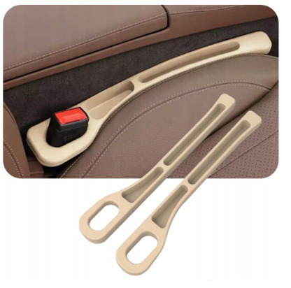 Organizér do priestoru medzi sedadlá auta, béžová farba, 2 kusy, Drivio24