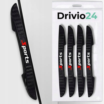 Chrániče dveří Sports Drivio24 4 ks gumové zarážky do auta