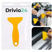 Žltá stierka na montáž fólií a nálepiek Drivio24